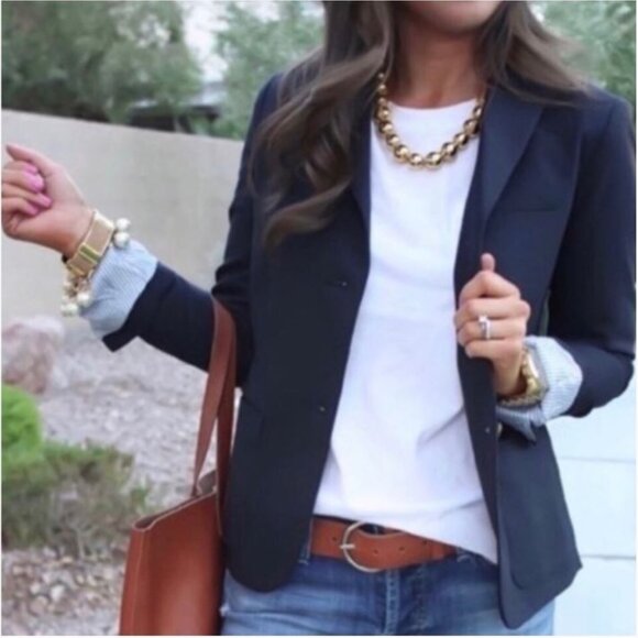 GAP Jackets & Blazers - GAP Blue Tailored Academy Blazer - Size 4